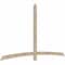Ekena Millwork Bellingham Smooth Timber Gable Bracket, Douglas Fir, 96"W x 56"H x 1 1/2"D x 3 1/2"F, 14/12 Pitch GBW096X56X0204BEL00SDF - alternate 5